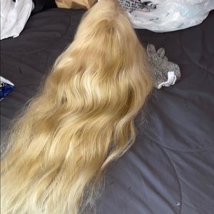Blonde human hair lace frontal 13x5 wig